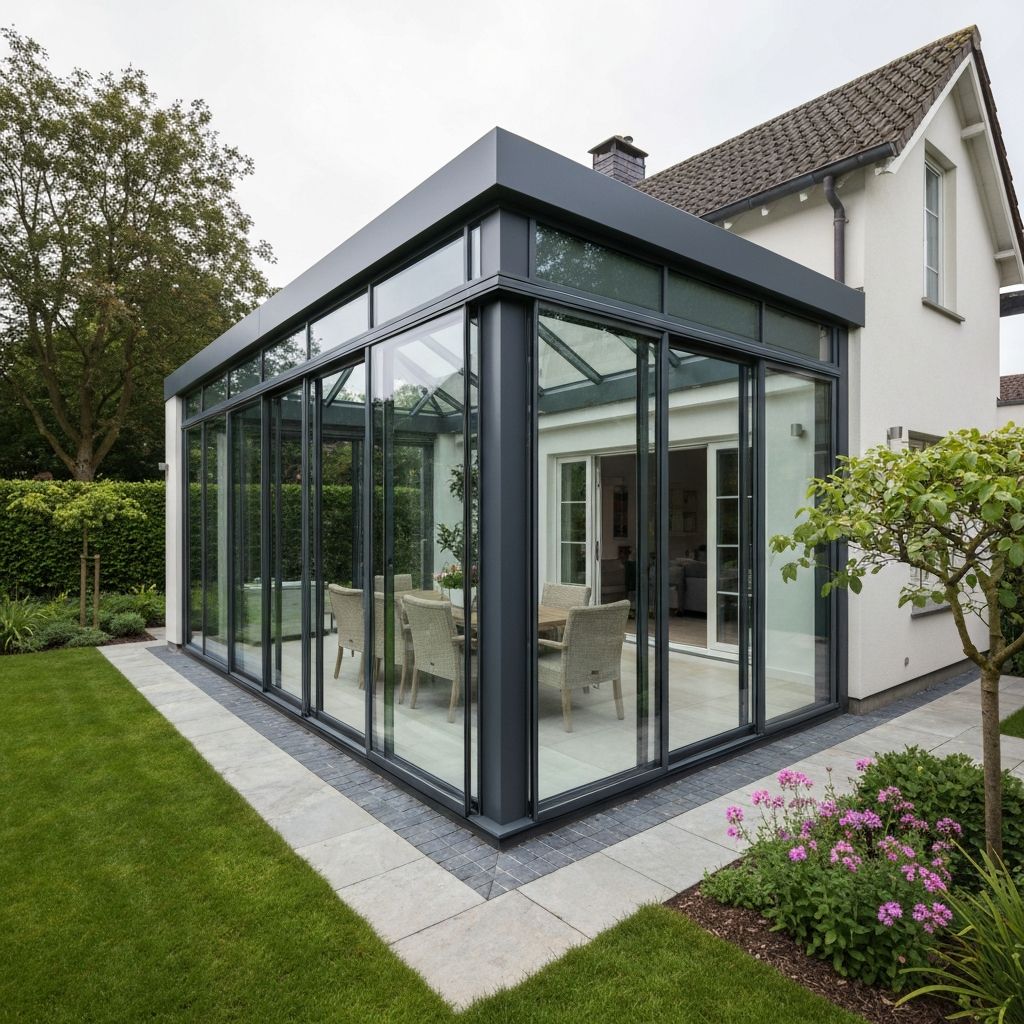 Modern conservatory construction