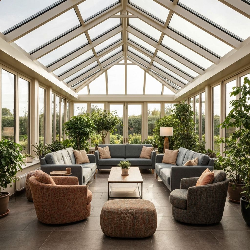 Beautiful conservatory construction